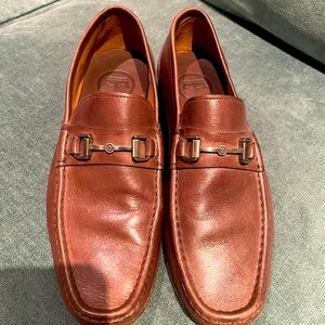 Peter Millar bit brown loafers